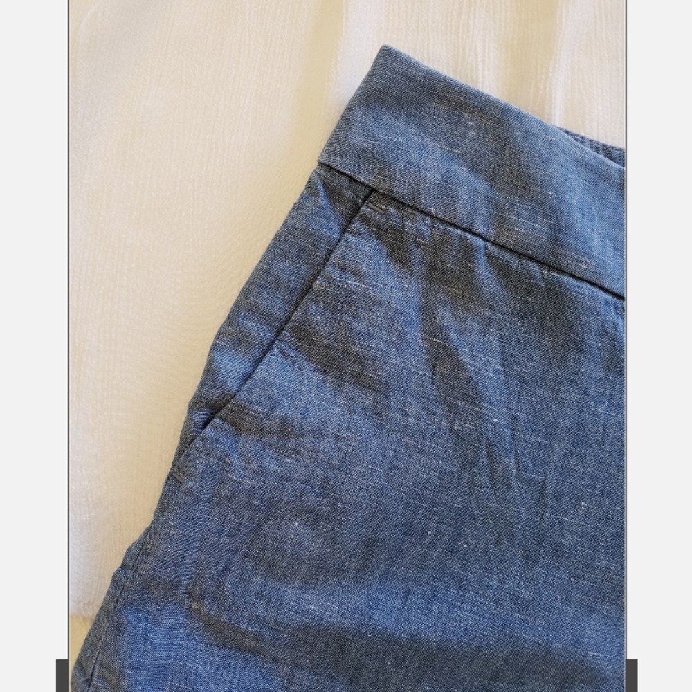 Loft scallop hem shorts - Picture 5 of 8